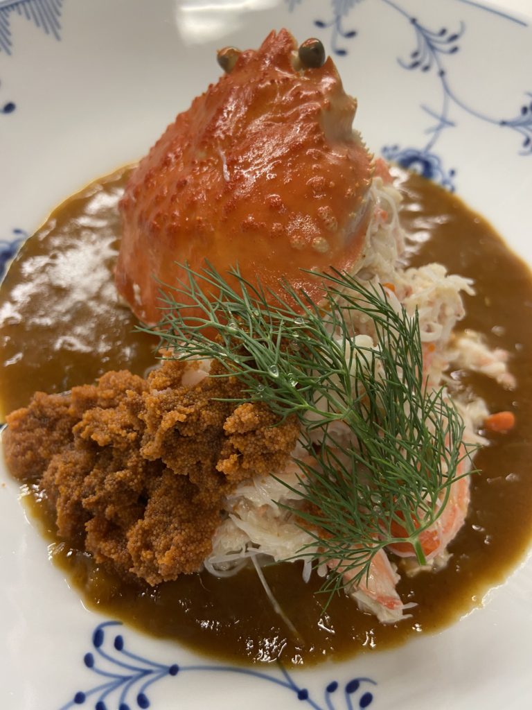 コッペ蟹のオードブル 数量限定メニュー 京都プチレストランないとう